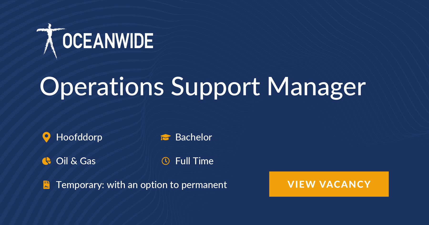 Operations Support Manager, Oil & Gas, Office - vacancy ~ Oceanwide