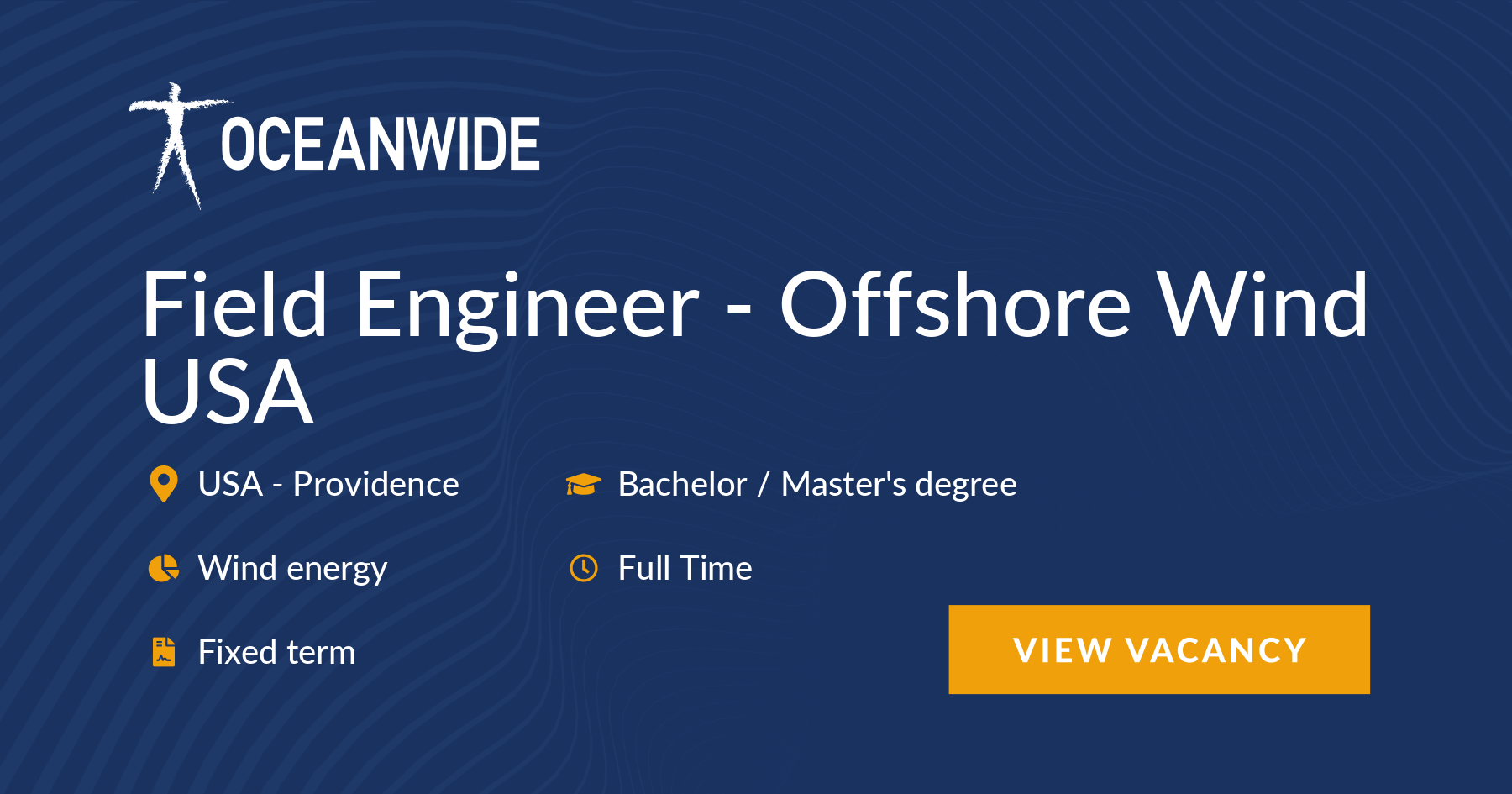 Field Engineer Offshore Wind USA, Wind energy, Construction vacancy